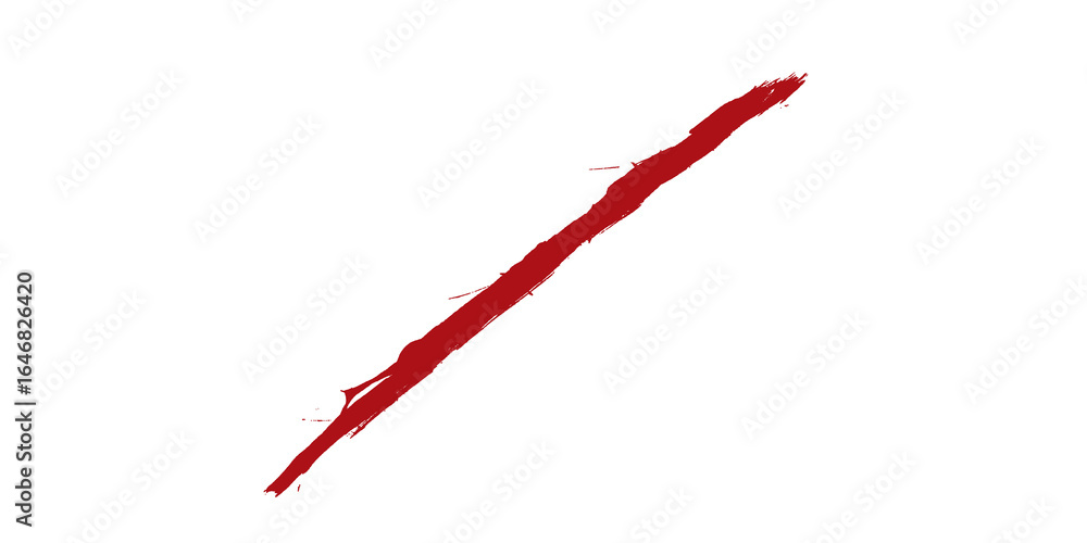 Poster a red diagonal line across a black background creating a simple abstract minimalist composition art 