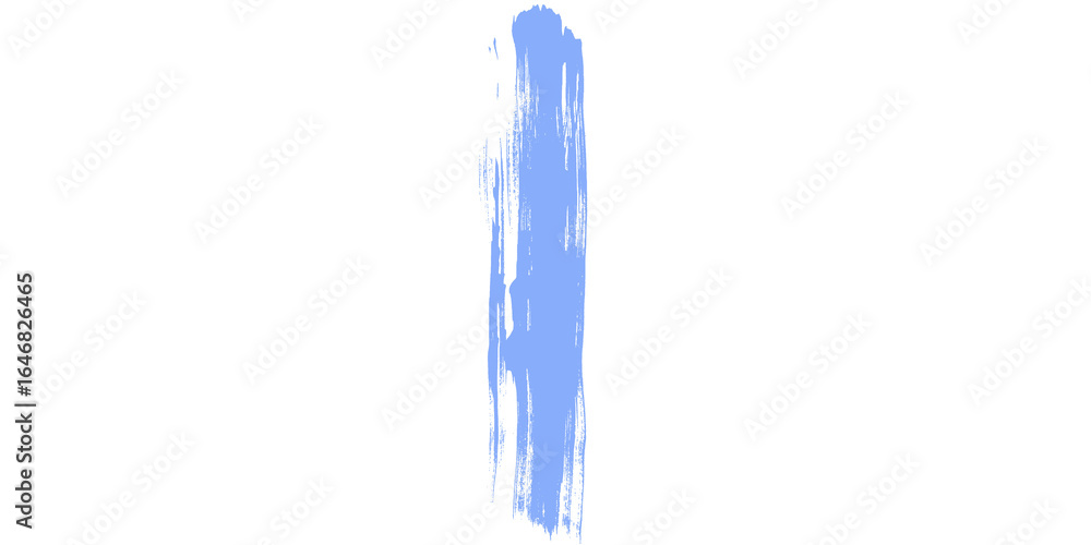 Poster a light blue vertical shape with irregular edges on a solid black background in a simple illustratio