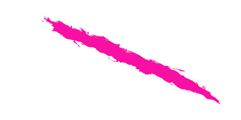 A diagonal pink line composed of pixels against a black background in a simple digital drawing