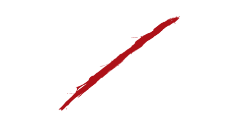 A red diagonal line across a black background creating a simple abstract minimalist composition art piece