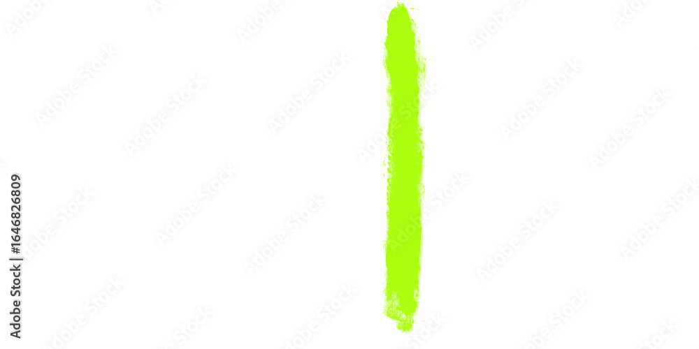 Poster a single vertical neon green stripe on a black background with a simple design and clean lines visib