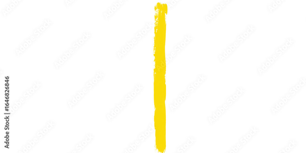 Poster a simple image featuring a vertical yellow line against a completely black background in the center