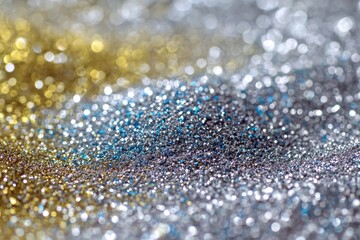 Shimmering glitter texture blend