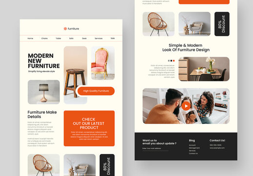 Furniture Email Newsletter Template