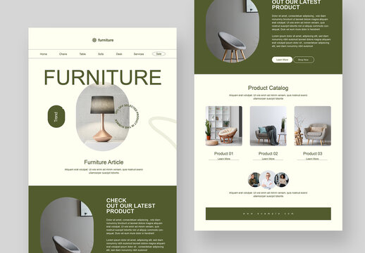Furniture Email Newsletter Template