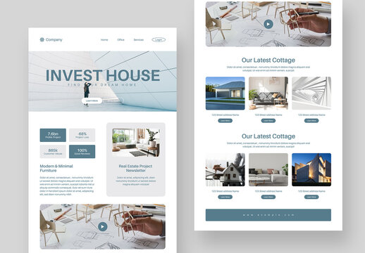 Real Estate Email Newsletter Template