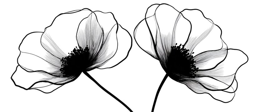 MINIMALISTISCHE BL&Uuml;TENFORMEN: ELEGANTE KURVEN UND RAUM