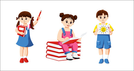 Illustration of Happy World Childrens Day