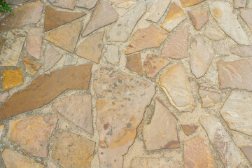 Paving stones on floor in parking lot,Concept of laying paving slabs and pavers,Textured concrete for gray floors,Concrete pavement blocks,space for text.