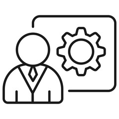 Professional Outline Icon