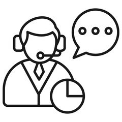 Consultant Outline Icon