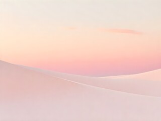 Powder snow dunes, abstract background, Gradient, Soft Color pastel drifts sweep horizon, gentle curves cradle luminous twilight air
