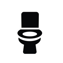 WC icon set. Toilet, restroom, man and woman, bathroom, disabled, dumpster, toilet paper, infant - stock vector.