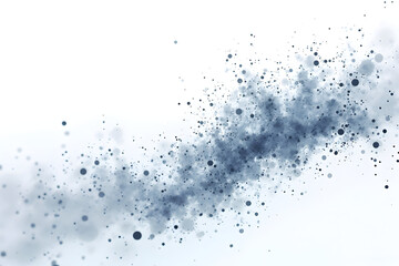 Obraz premium Abstract Particle Stream Flowing Across White Background