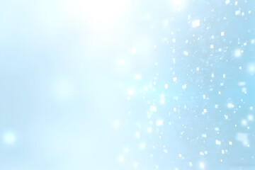 Obraz premium Sparkling Light Particle Background in Soft Blue Hues