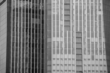 blue wall business buildings architectural background