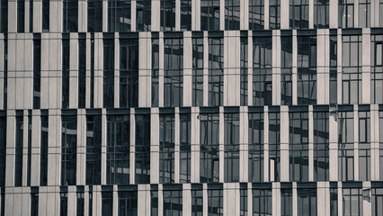 blue wall business buildings architectural background