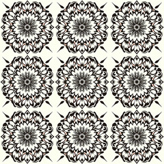 Set of floral elements