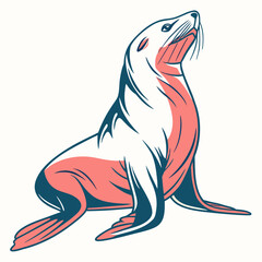 Colorful Vector Illustration of Animals on White Background