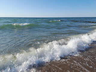 Meer, Brandung, Küste, Horizont, Himmel