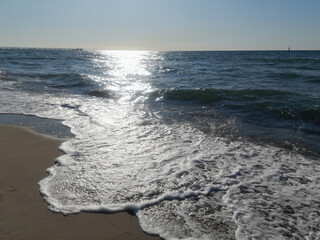 Meer, Küste, Sonne, Horizont, Himmel