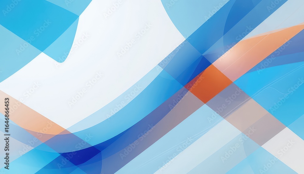 Aufkleber abstract presentation background with dynamic overlapping shapes and soft color transitions offering