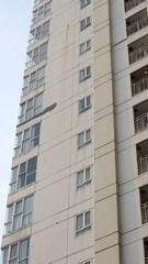 Apartment building for happy family