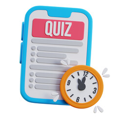 Quiz Time 3D Icon