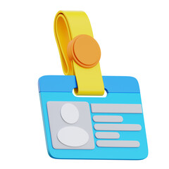 Student Card 3D Icon
