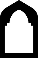 Elegant Islamic Arch Door and Window Frame for Mosque Design