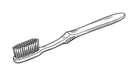 Discover the clean, modern design of this essential toothbrush, a simple yet effective tool for everyday dental care and hygiene routines.