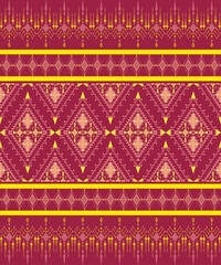 Vintage thai-laos silk fabric pattern-seamless Asian textile design 
Elegant Thai-Laos inspired silk fabric pattern with intricate traditional motifs. 