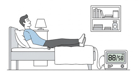 Blood Pressure Monitoring During Bed Rest