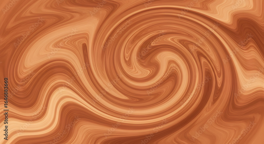 Poster swirling vortex of earth tones: an abstract image featuring a mesmerizing vortex of warm earth tones