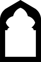 Elegant Islamic Arch Door and Window Frame for Mosque Design
