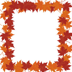 단풍 가을 테두리