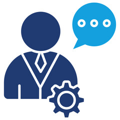 Expertise Flat Blue Icon