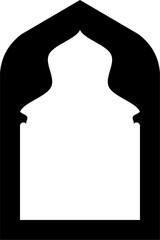 Elegant Islamic Arch Door and Window Frame for Mosque Design