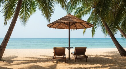 Obraz premium Tropical Beach Relaxation