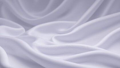 Obraz premium Elegant white fabric folds create a soft, flowing background, ideal for showcasing textures and subtle light patterns