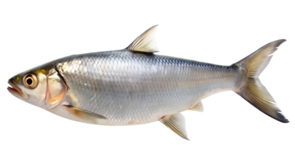 Fresh Milkfish Isolated Ready to Cook Perfect for Design on transparent background