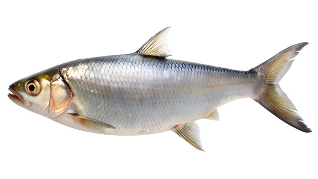 Fresh Milkfish Isolated Ready to Cook Perfect for Design on transparent background