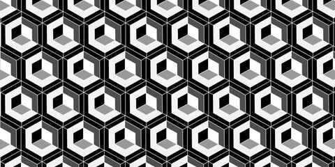 Dark Hexagon Background Geometric Seamless Tech Pattern Honeycomb Shapes Matte Surface Background Design. Minimalist honey comb pattern design for banner, wallpaper, poster, and more। 