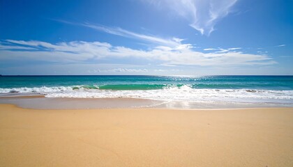 Coastal scene, beautiful beach