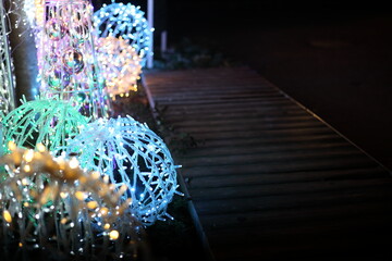 クリスマスのイルミネーション