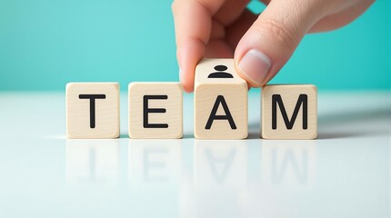 Teamwork collaboration building successful teams concept team members and leadership