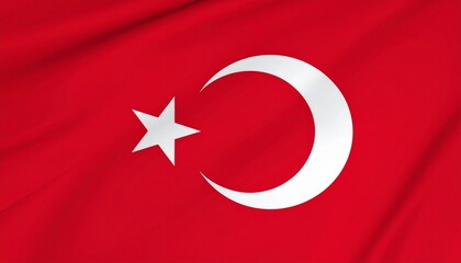 Obraz premium flag of turkey The flag of Turkey