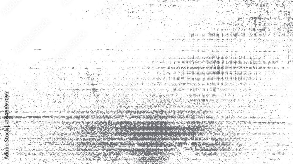 Poster grunge halftone background with abstract noise and textured distortion. faded overlay with glitch li