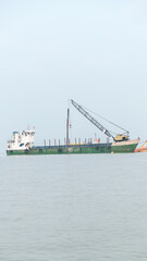Naklejka premium Panorama of Marina in a Storm , Malaysia