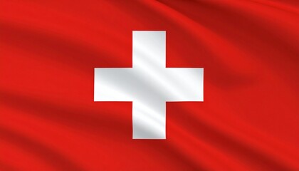 flag of switzerland The flag of Switzerland